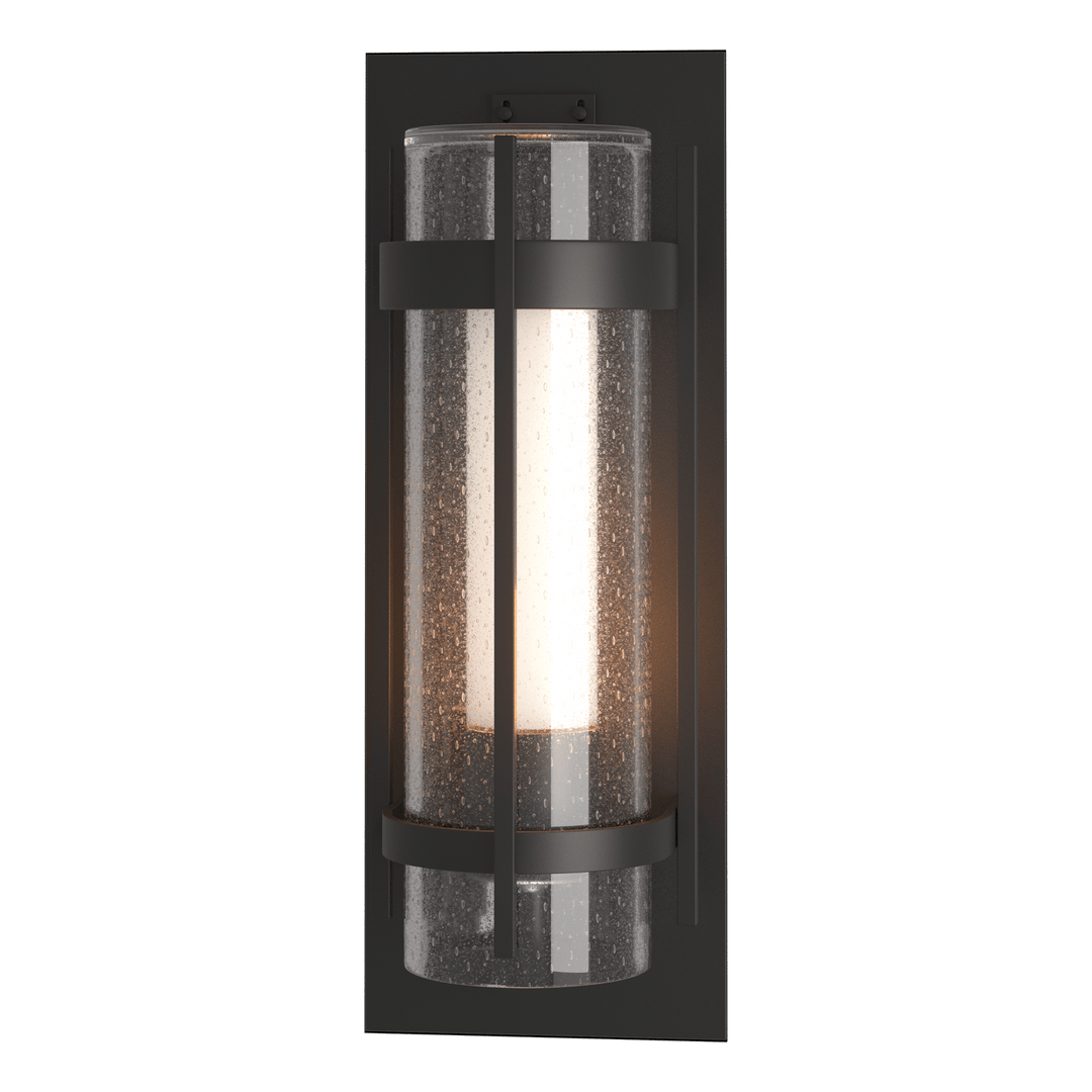Hubbardton Forge Torch Large Outdoor Sconce Outdoor Wall Lights Hubbardton Forge Coastal Black