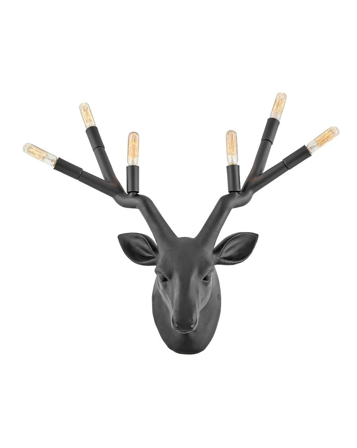 Hinkley Stag Sconce Wall Sconces Hinkley Black 9.25x22.75x20.0