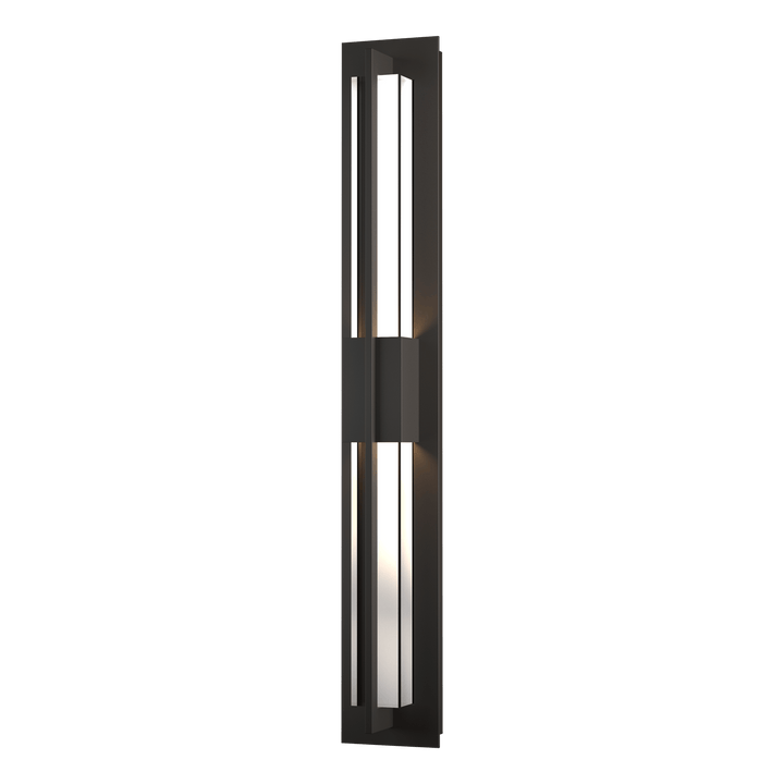 Hubbardton Forge Double Axis Large LED Outdoor Sconce Outdoor Wall Lights Hubbardton Forge Coastal Oil Rubbed Bronze Clear Glass (ZM)