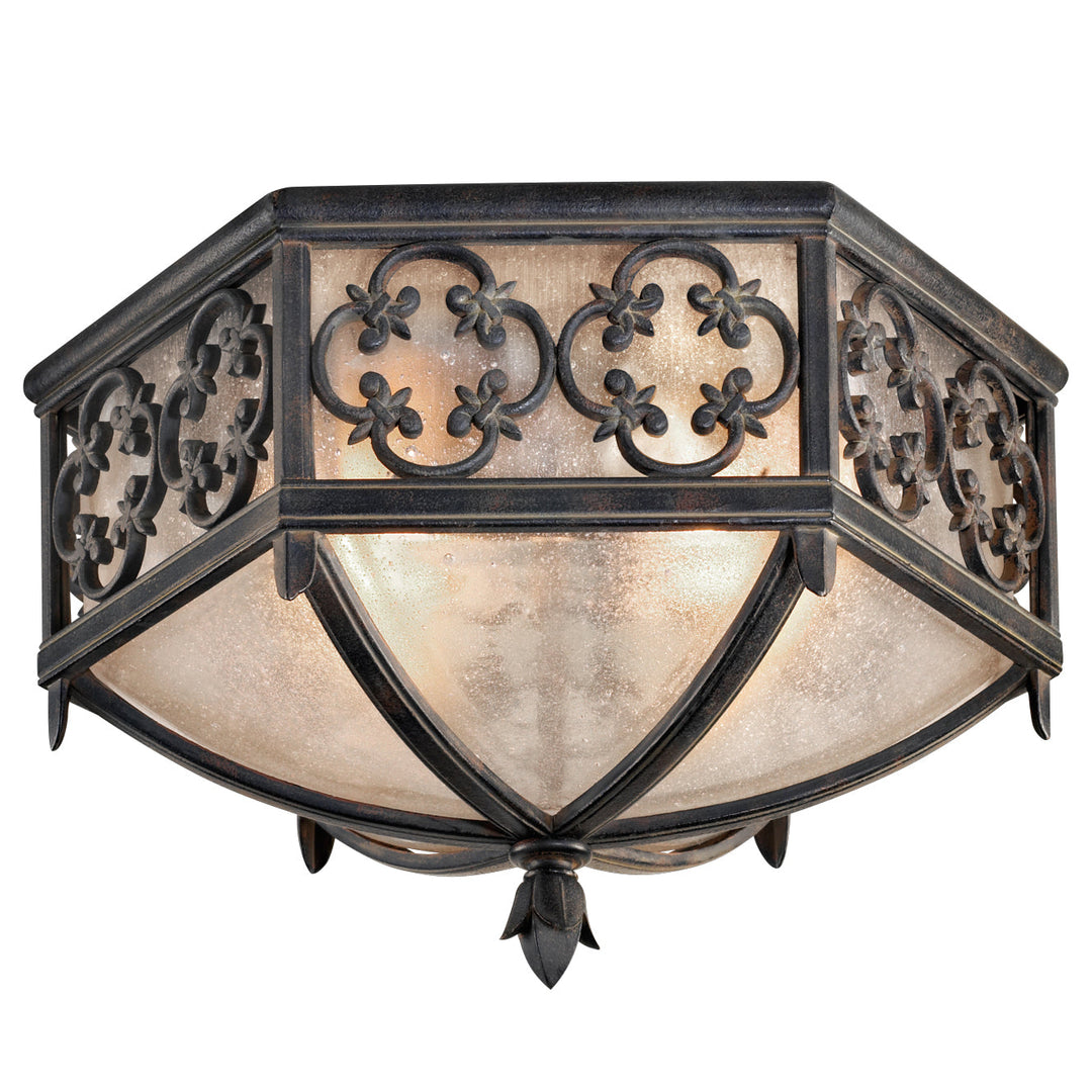 Fine Art Costa del Sol Outdoor Flush Mount Outdoor Wall Lights Fine Art Handcrafted Lighting Wrought Iron