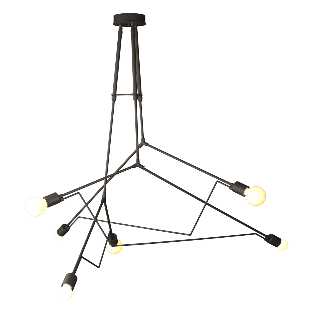 Hubbardton Forge Divergence Outdoor Pendant Outdoor Hanging Lights Hubbardton Forge Coastal Dark Smoke