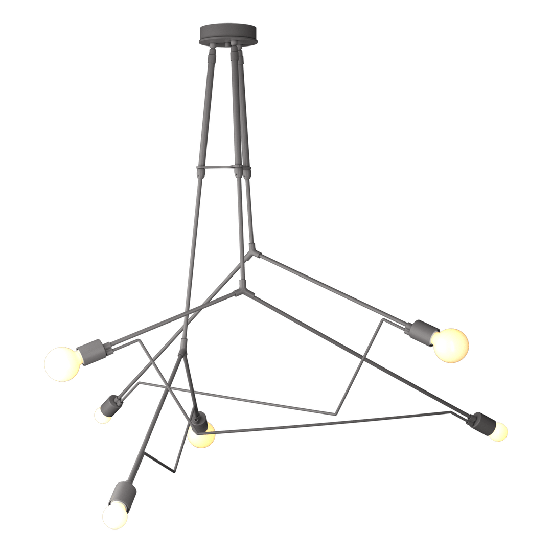 Hubbardton Forge Divergence Outdoor Pendant Outdoor Hanging Lights Hubbardton Forge Coastal Burnished Steel