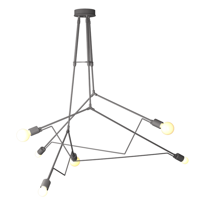 Hubbardton Forge Divergence Outdoor Pendant Outdoor Hanging Lights Hubbardton Forge Coastal Burnished Steel