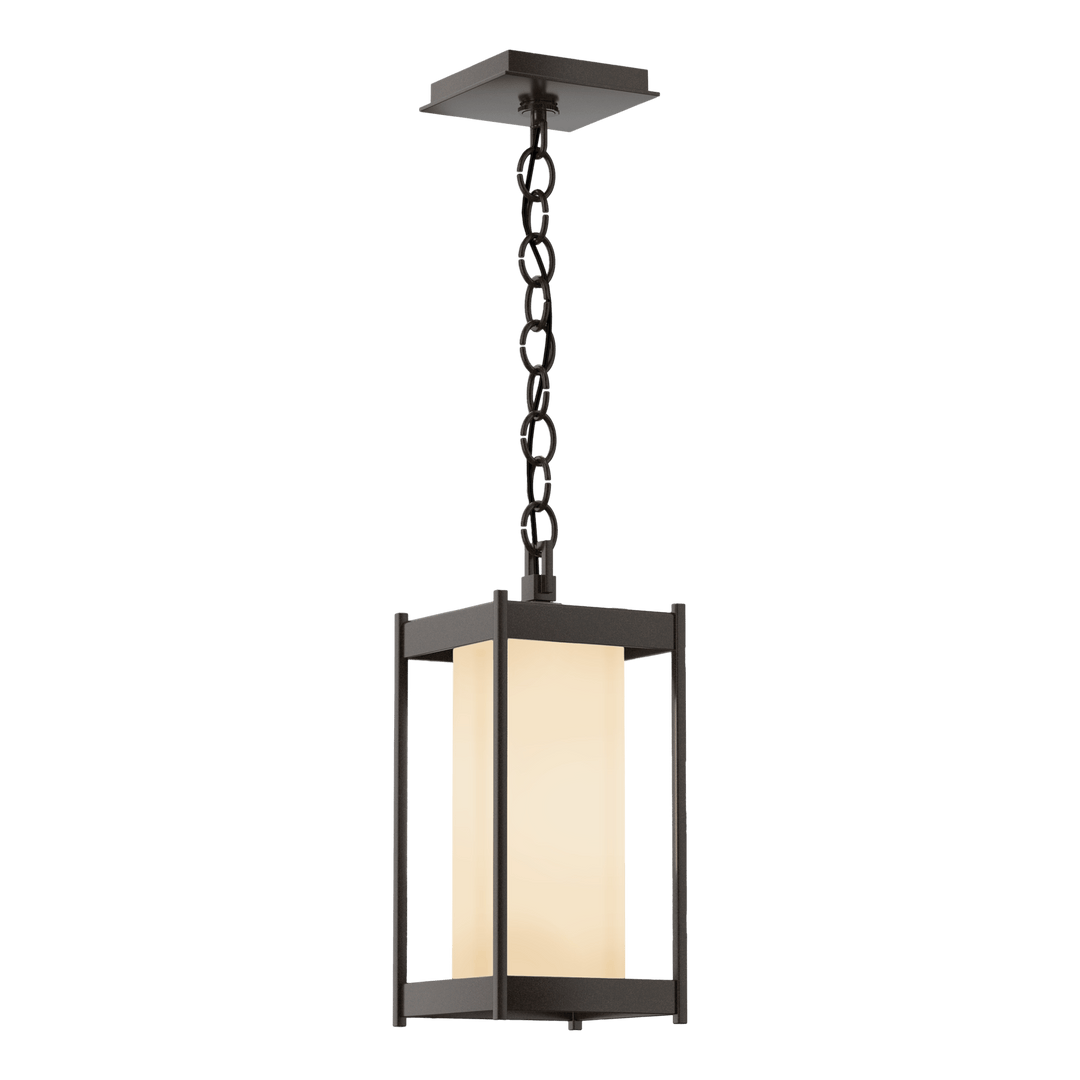Hubbardton Forge Cela Medium Outdoor Lantern Outdoor Wall Lights Hubbardton Forge Coastal Bronze Opal Glass (GG)