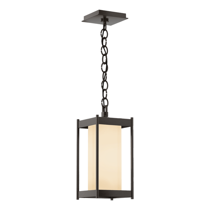 Hubbardton Forge Cela Medium Outdoor Lantern Outdoor Wall Lights Hubbardton Forge Coastal Bronze Opal Glass (GG)