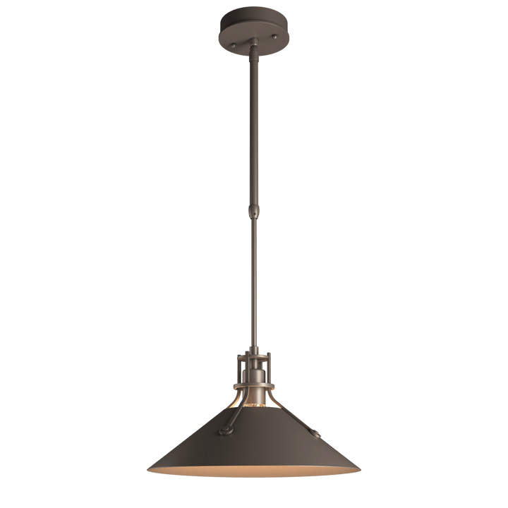 Hubbardton Forge Henry Outdoor Pendant Medium Outdoor Hanging Lights Hubbardton Forge Coastal Dark Smoke