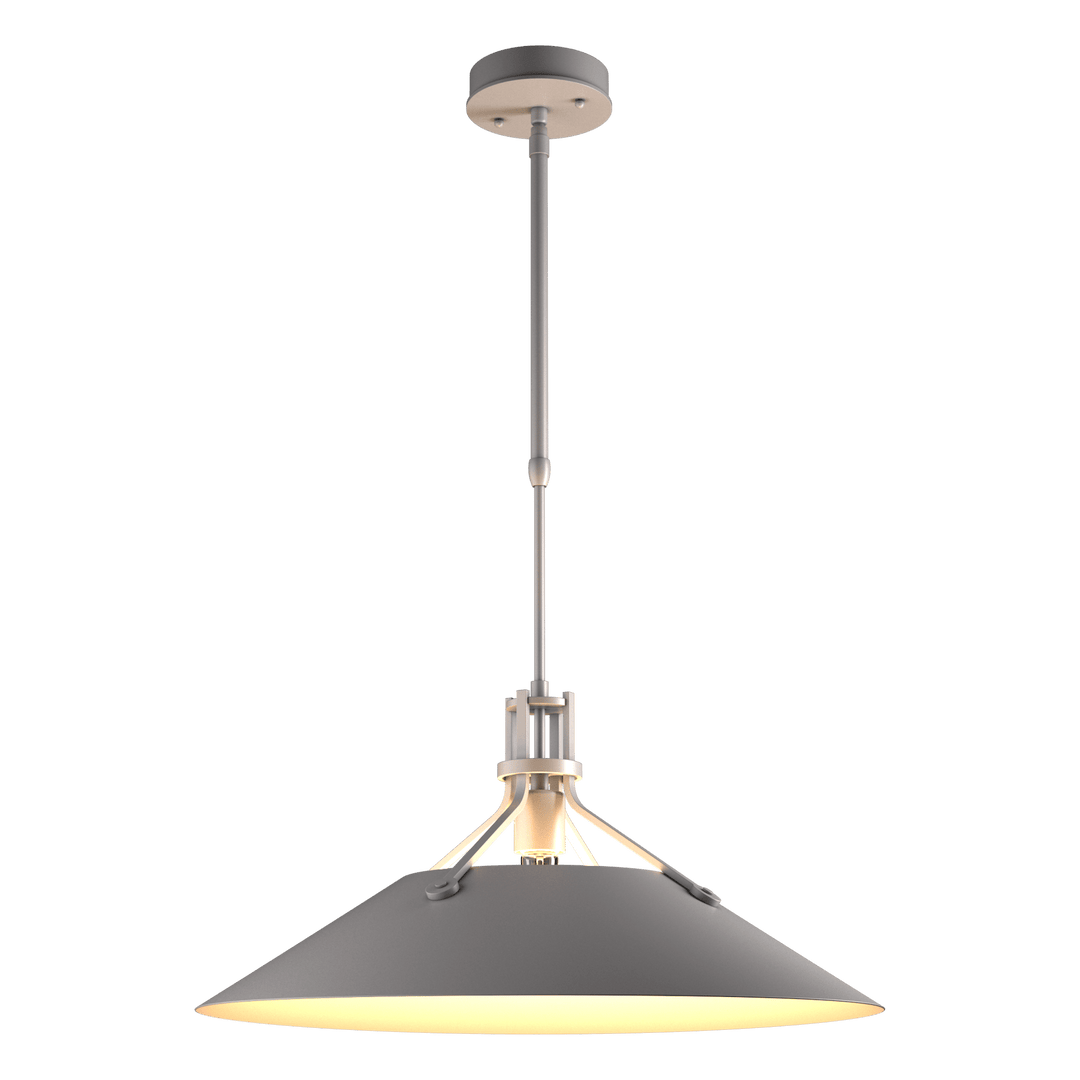 Hubbardton Forge Henry Outdoor Pendant Outdoor Hanging Lights Hubbardton Forge Coastal Burnished Steel