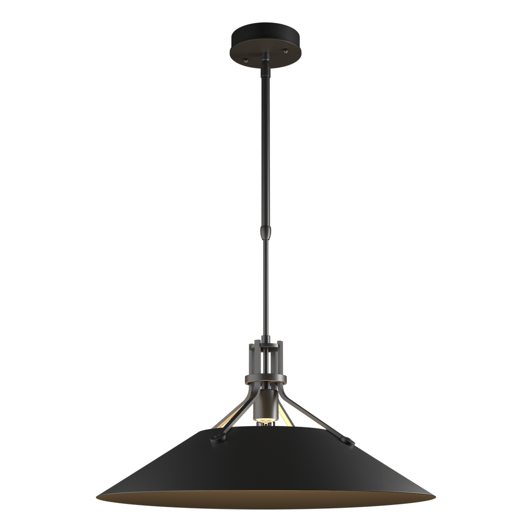 Hubbardton Forge Henry Outdoor Pendant Outdoor Hanging Lights Hubbardton Forge Coastal Black