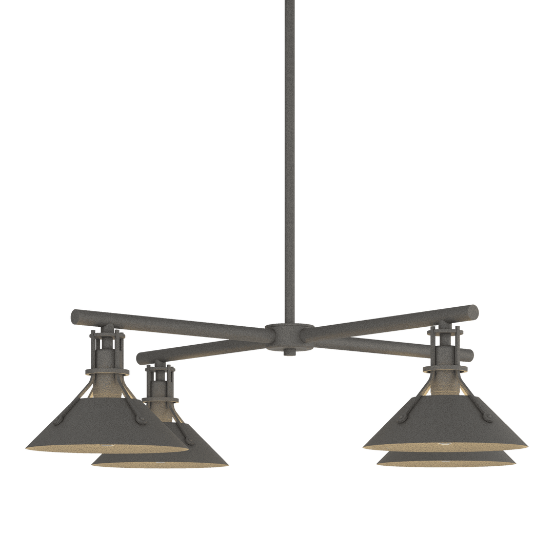 Hubbardton Forge Henry Outdoor 4-Light Pendant Outdoor Hanging Lights Hubbardton Forge