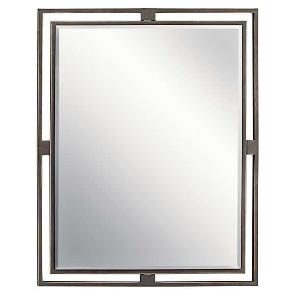 Kichler Hendrik Hendrik™ Rectangular Mirror 41071 LED Vanity Mirrors Kichler Olde Bronze