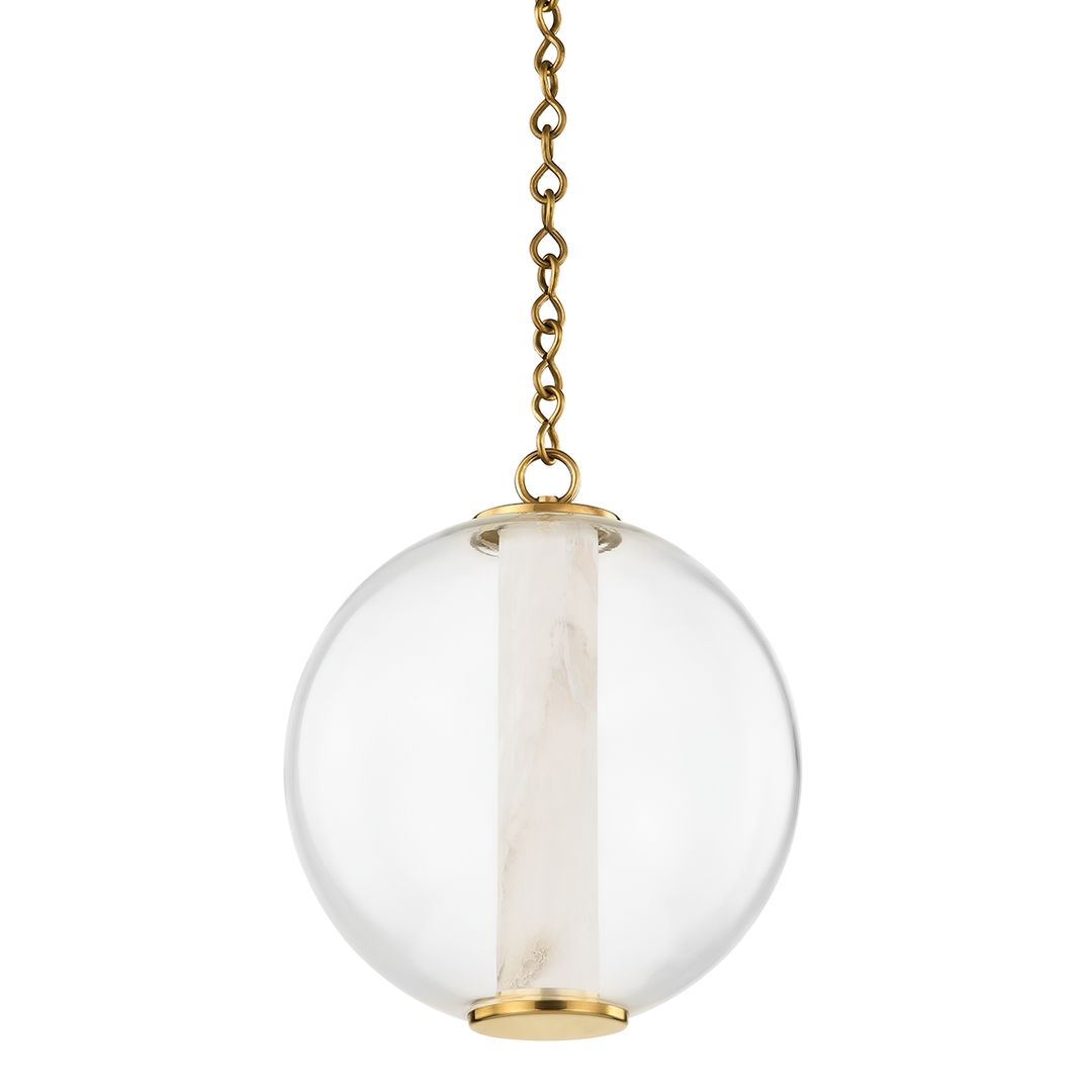 Corbett Lighting Pietra Pendant Pendants Corbett VINTAGE BRASS 12x13.75