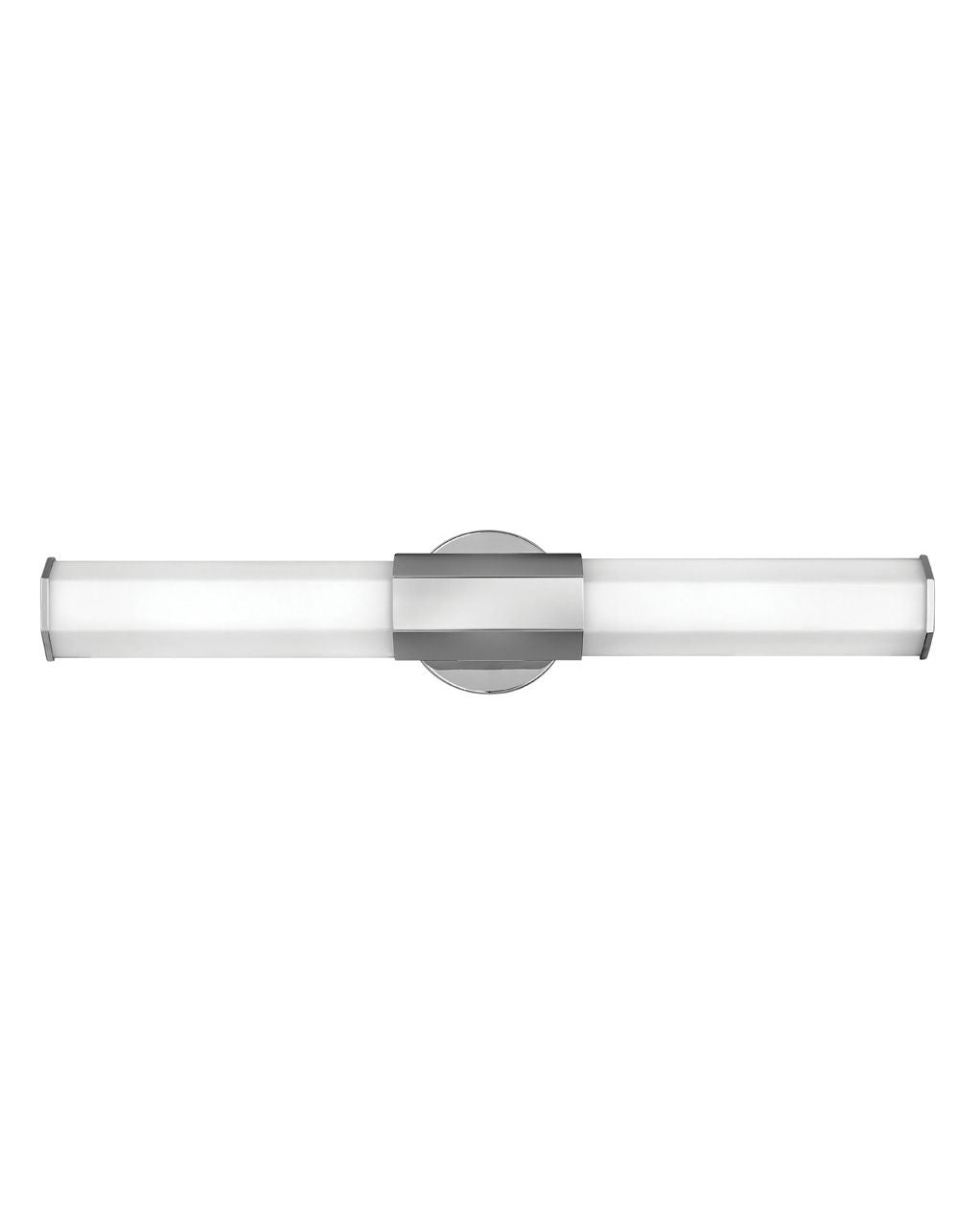 Hinkley Facet Bath Bar Vanity Lights Hinkley Polished Nickel 4.0x26.0x5.0