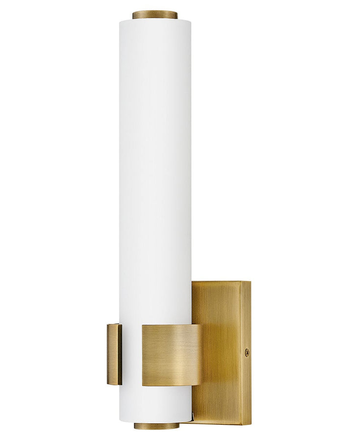 Hinkley Aiden Bath Bar Vanity Lights Hinkley Lacquered Brass 3.75x4.75x13.5