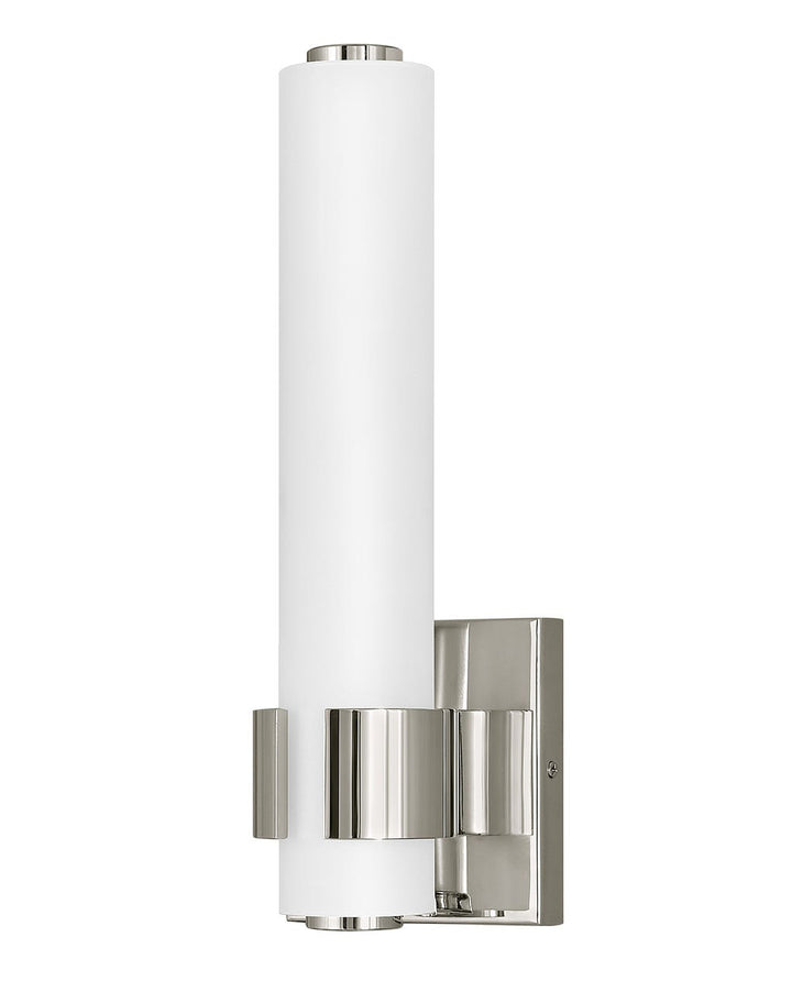 Hinkley Aiden Bath Bar Vanity Lights Hinkley Polished Nickel 3.75x4.75x13.5