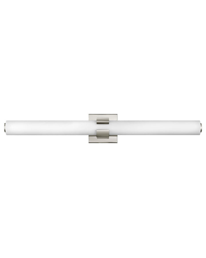 Hinkley Aiden Bath Bar Vanity Lights Hinkley Polished Nickel 3.75x31.25x4.75