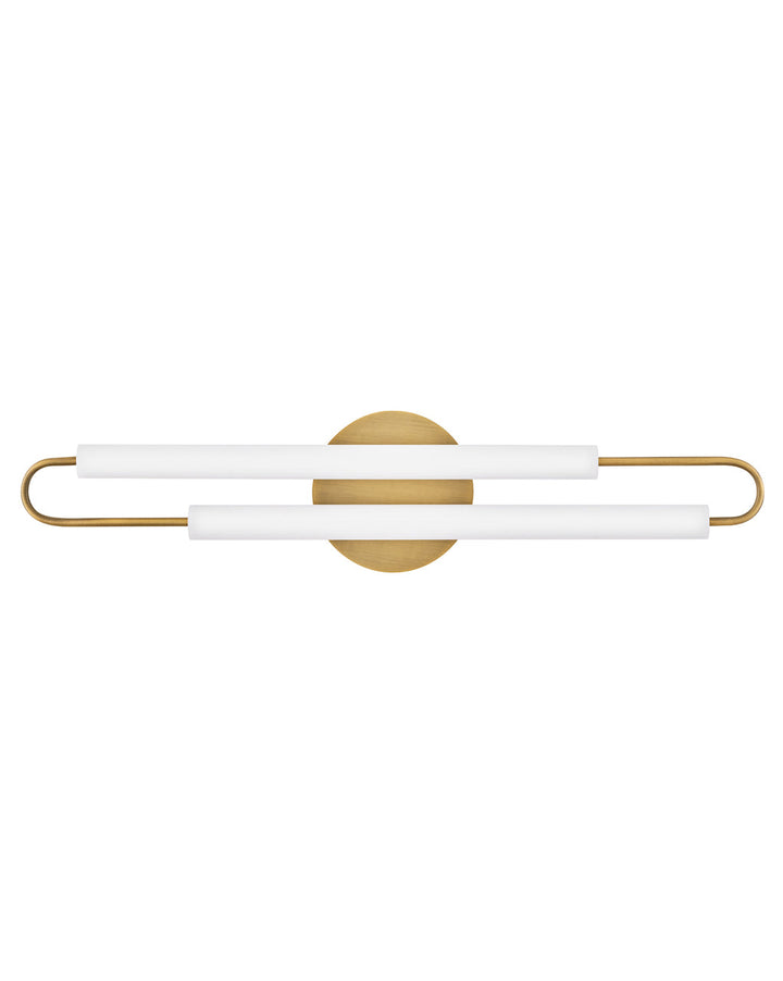 Hinkley Eos Bath Bar Vanity Lights Hinkley Lacquered Brass 3.0x25.0x5.5
