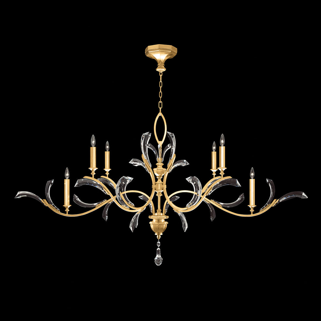 Fine Art Handcrafted Lighting Beveled Arcs Chandelier