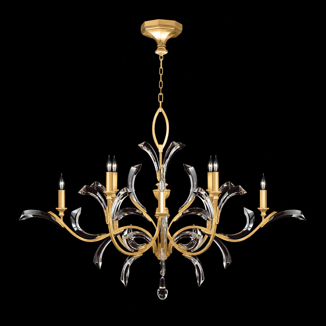 Fine Art Handcrafted Lighting Beveled Arcs Chandelier