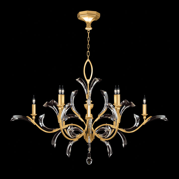 Fine Art Handcrafted Lighting Beveled Arcs Chandelier