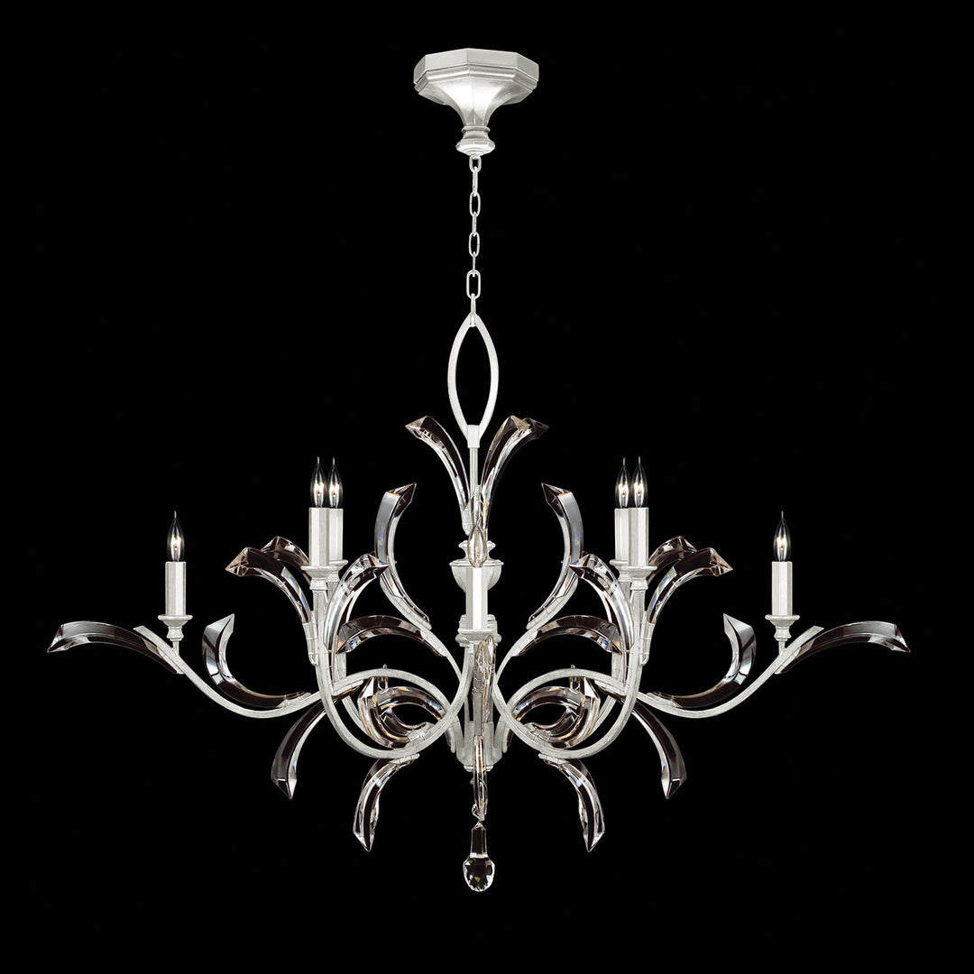 Fine Art Handcrafted Lighting Beveled Arcs Chandelier