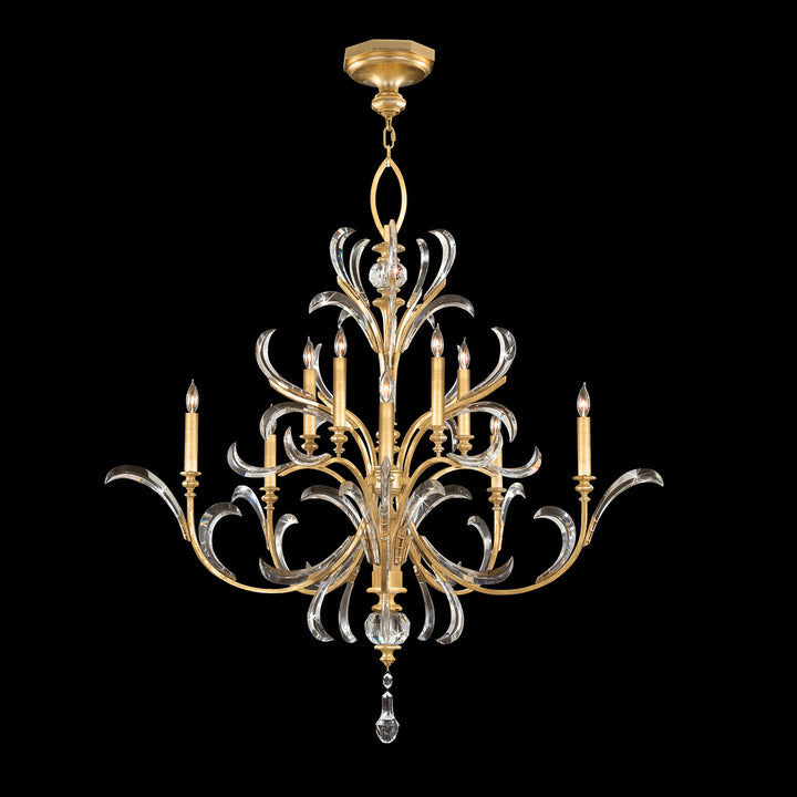 Fine Art Handcrafted Lighting Beveled Arcs Chandelier
