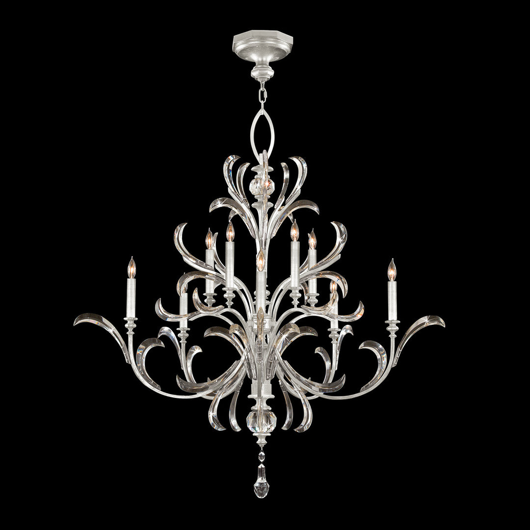 Fine Art Handcrafted Lighting Beveled Arcs Chandelier