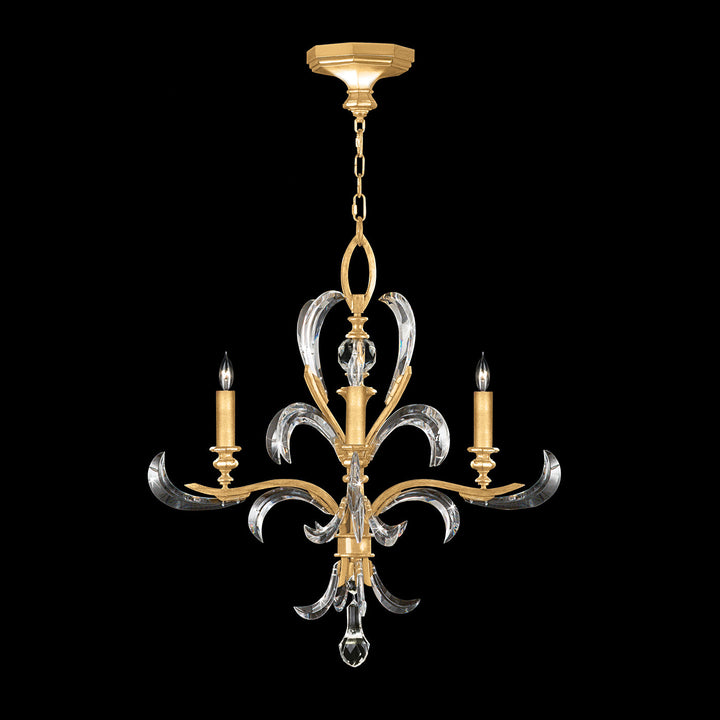 Fine Art Handcrafted Lighting Beveled Arcs Chandelier