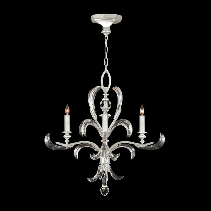 Fine Art Handcrafted Lighting Beveled Arcs Chandelier