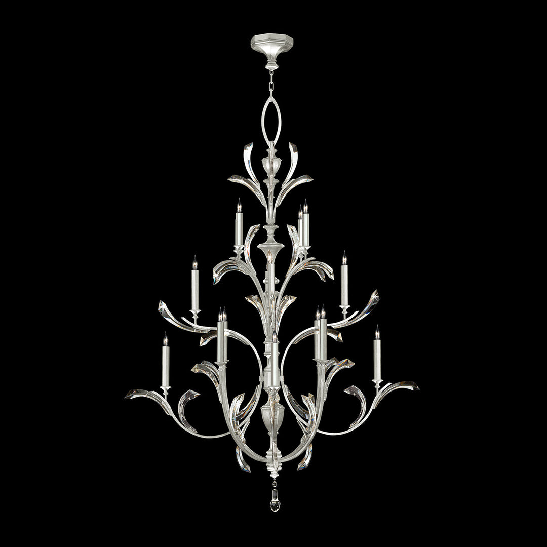 Fine Art Handcrafted Lighting Beveled Arcs Chandelier