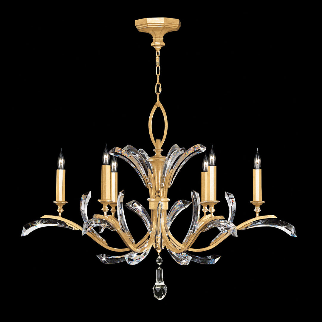 Fine Art Handcrafted Lighting Beveled Arcs Chandelier
