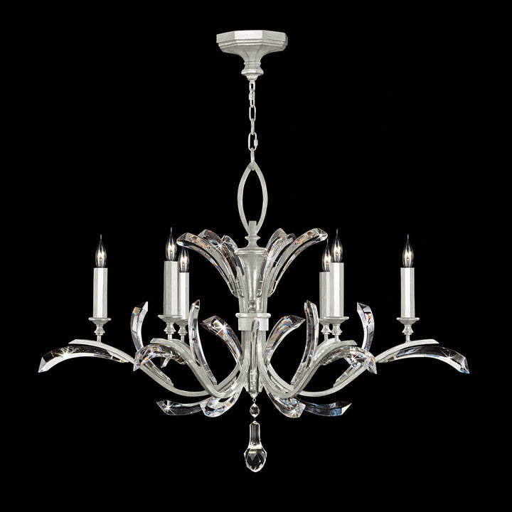 Fine Art Handcrafted Lighting Beveled Arcs Chandelier