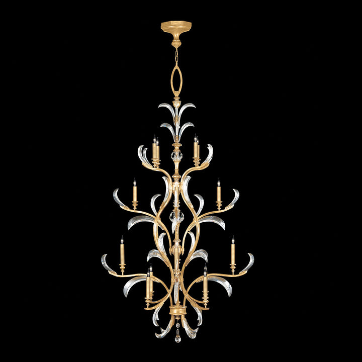 Fine Art Handcrafted Lighting Beveled Arcs Chandelier