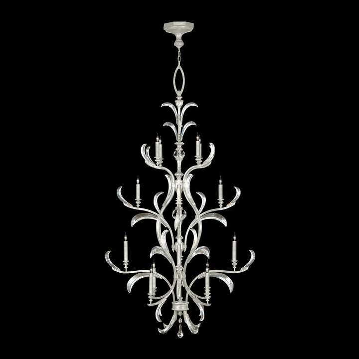 Fine Art Handcrafted Lighting Beveled Arcs Chandelier