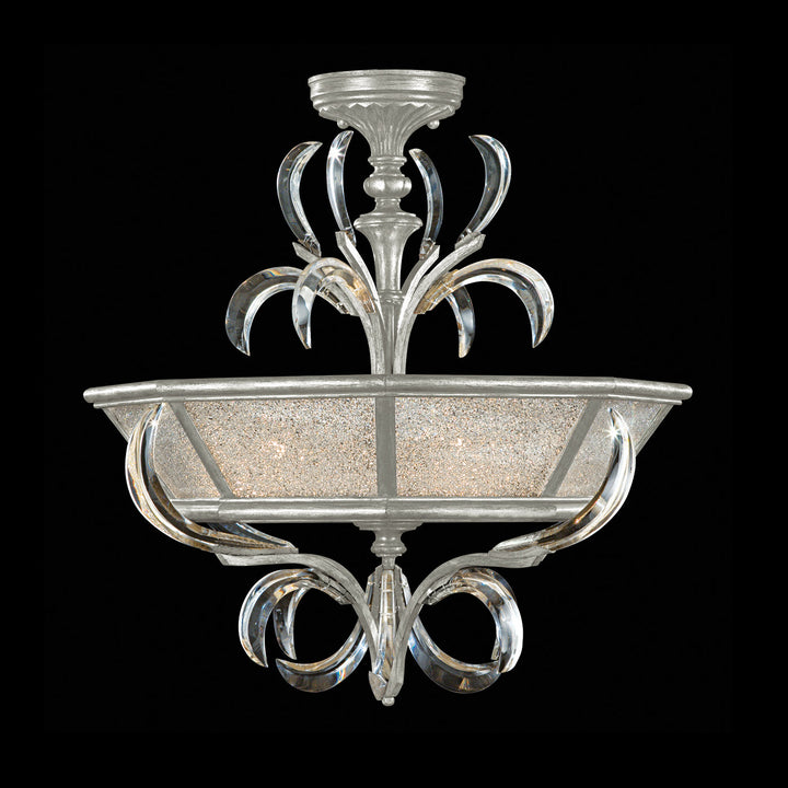 Fine Art Handcrafted Lighting Beveled Arcs Semi-Flush Mount