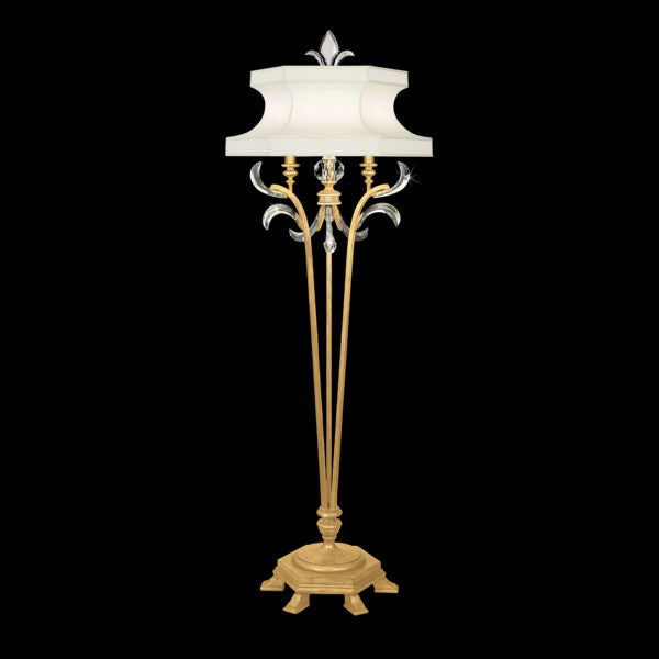 Fine Art Beveled Arcs 72" Floor Lamp Table Lamps Fine Art Handcrafted Lighting Gold Leaf