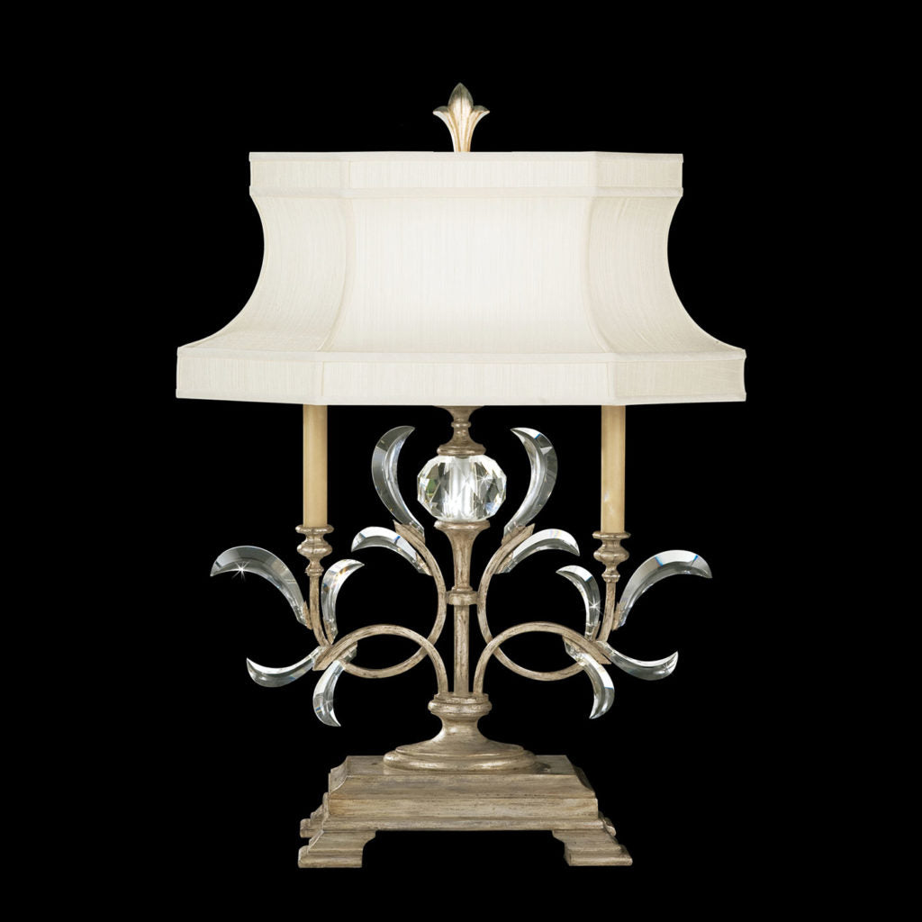 Fine Art Beveled Arcs 34" Table Lamp Table Lamps Fine Art Handcrafted Lighting Silver