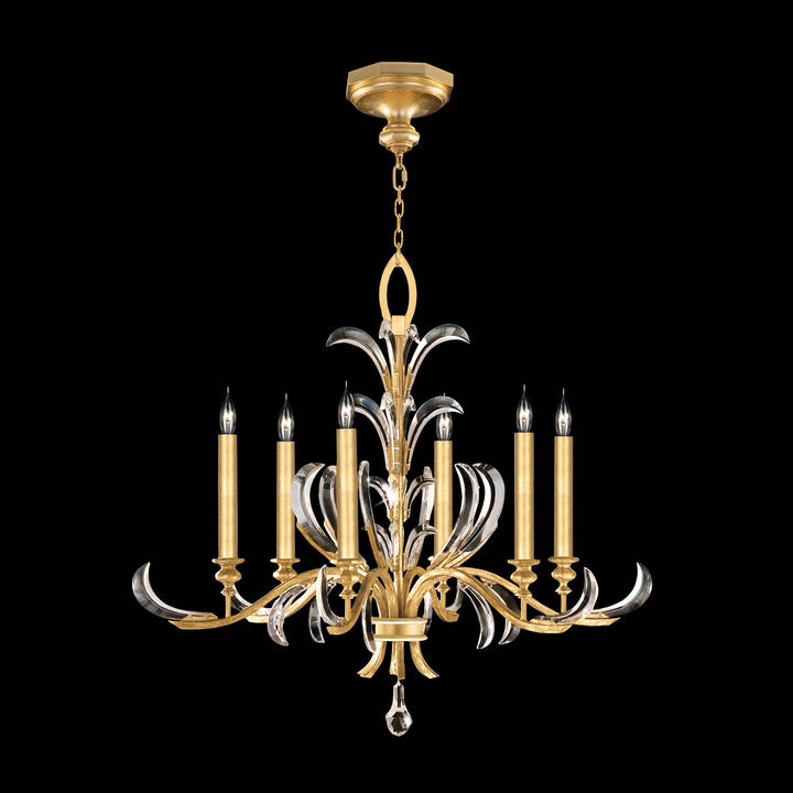 Fine Art Handcrafted Lighting Beveled Arcs Chandelier