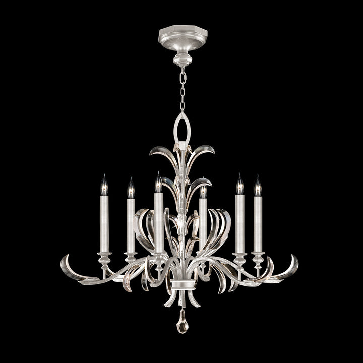 Fine Art Handcrafted Lighting Beveled Arcs Chandelier