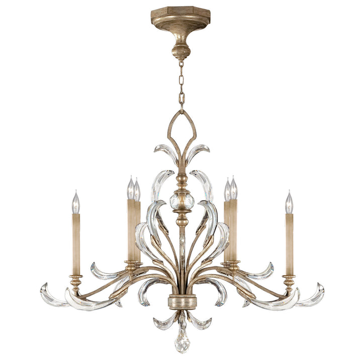 Fine Art Handcrafted Lighting Beveled Arcs Chandelier