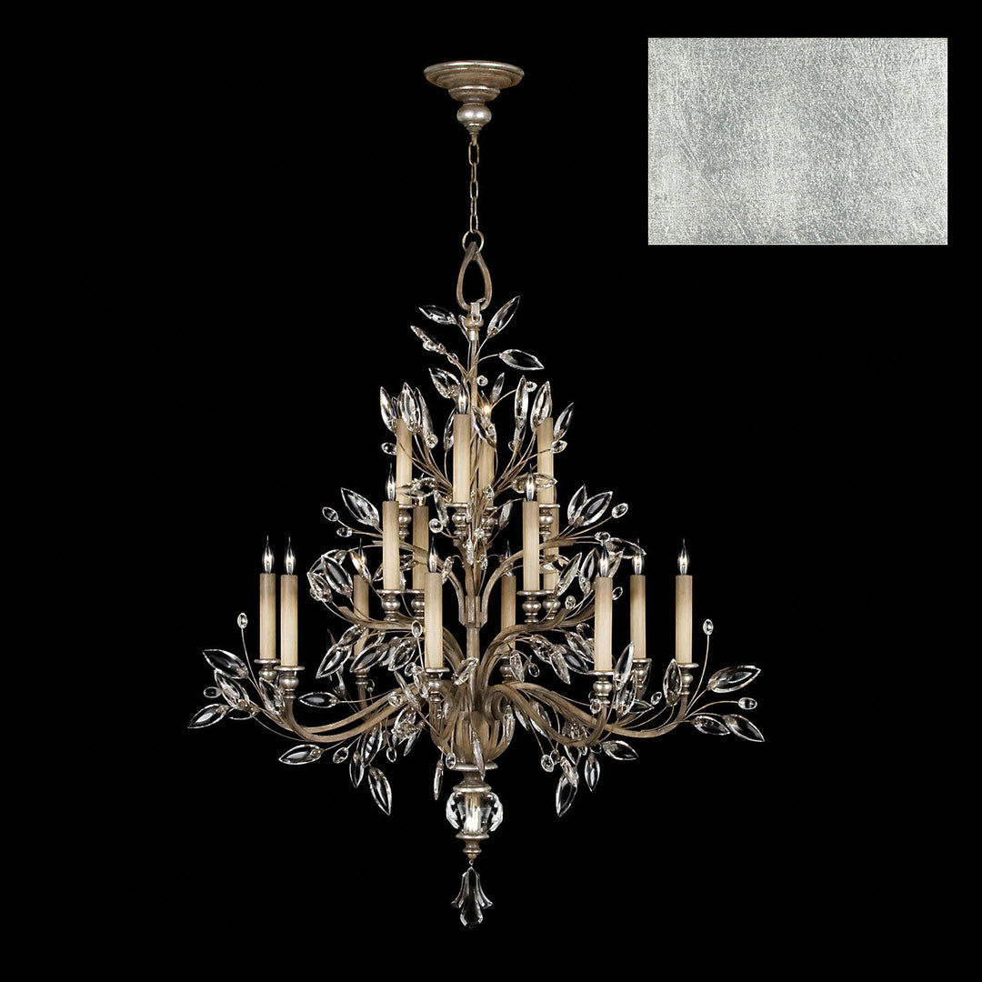 Fine Art Handcrafted Lighting Crystal Laurel Chandelier