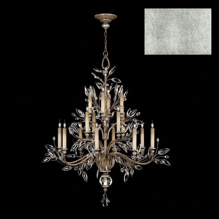 Fine Art Handcrafted Lighting Crystal Laurel Chandelier