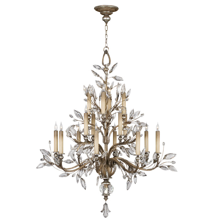 Fine Art Handcrafted Lighting Crystal Laurel Chandelier
