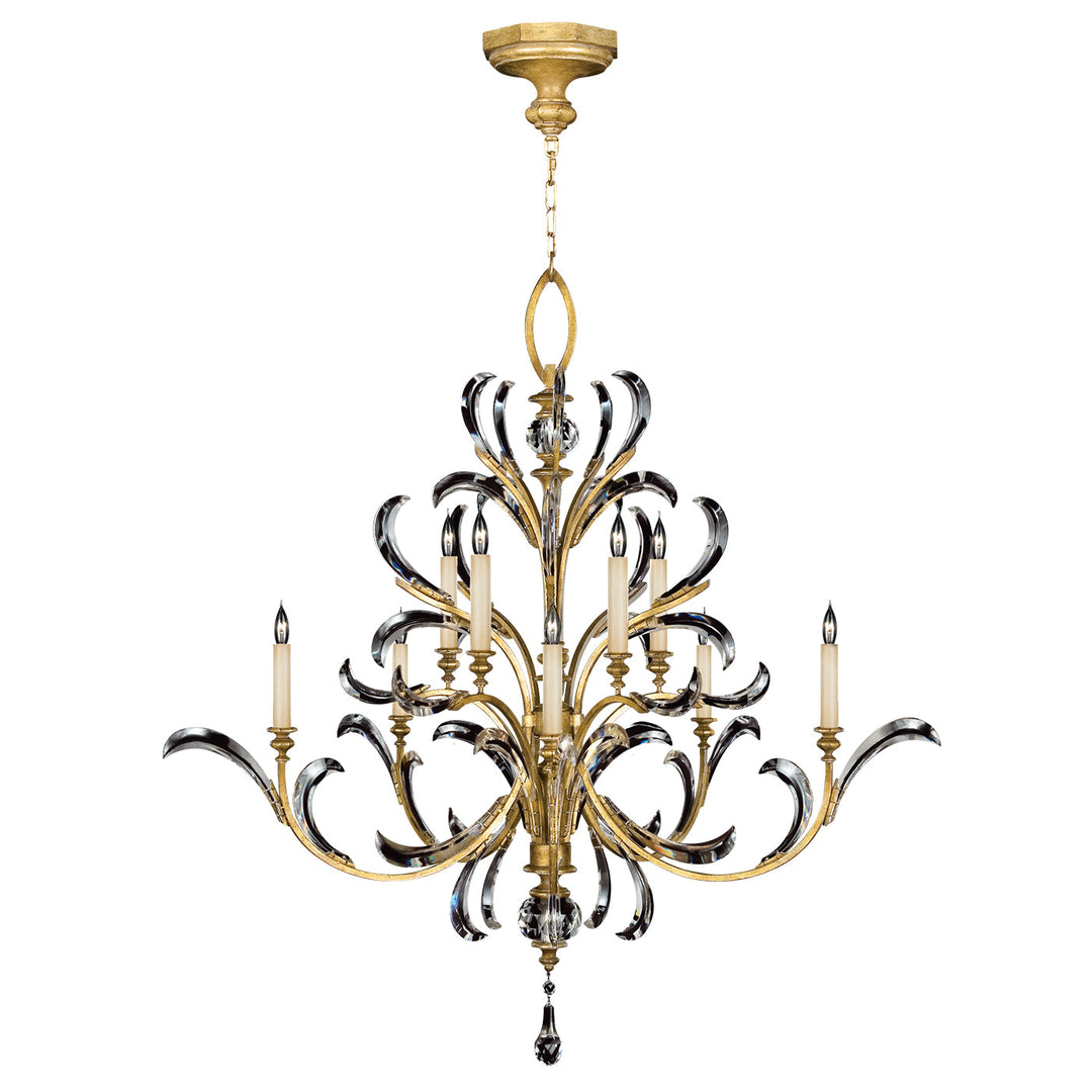 Fine Art Handcrafted Lighting Beveled Arcs Chandelier