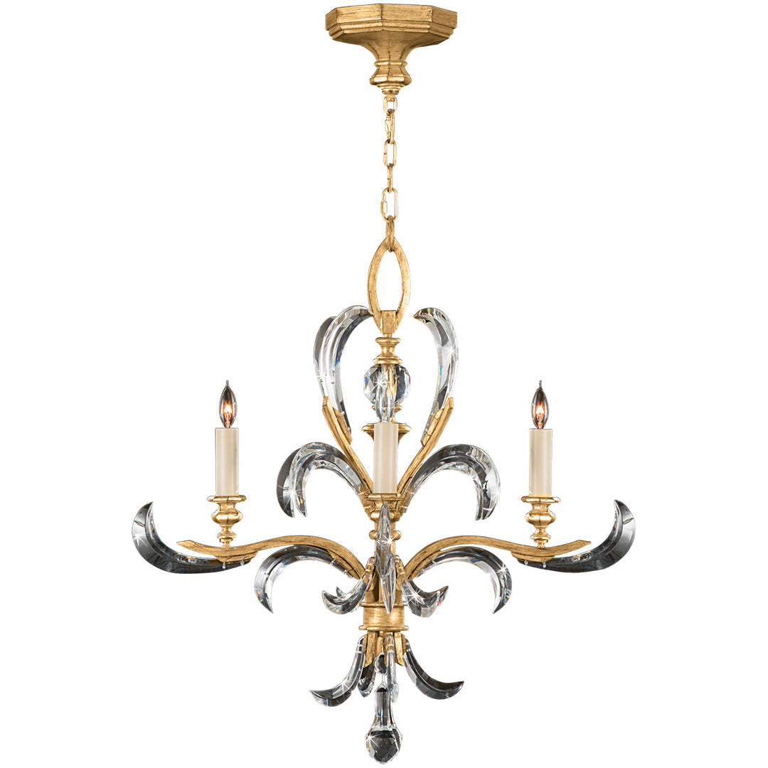 Fine Art Handcrafted Lighting Beveled Arcs Chandelier
