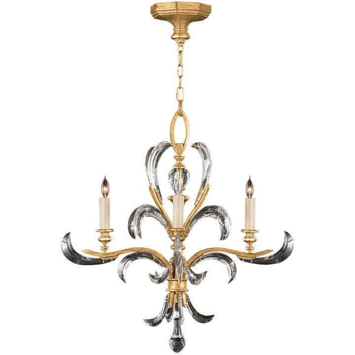 Fine Art Handcrafted Lighting Beveled Arcs Chandelier