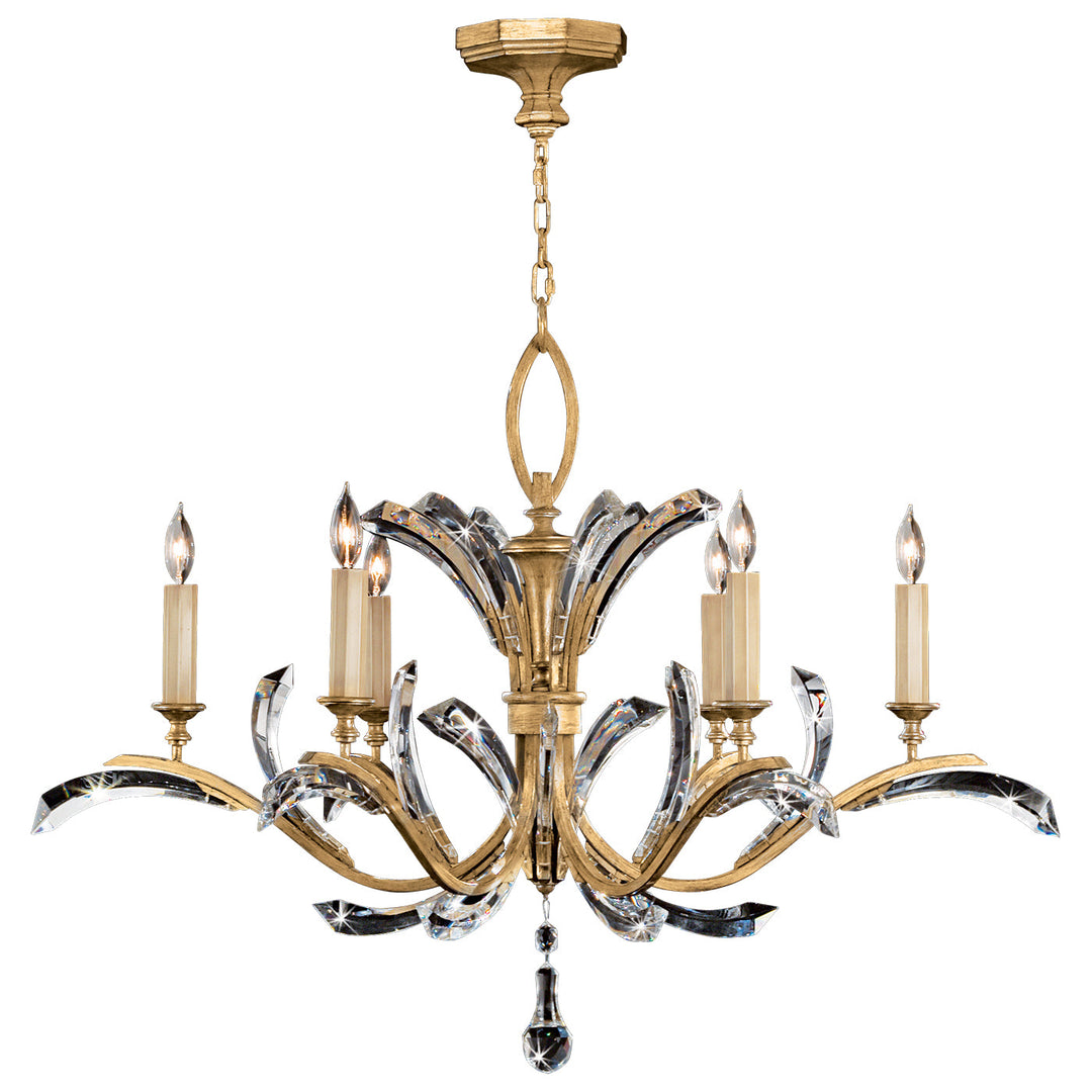 Fine Art Handcrafted Lighting Beveled Arcs Chandelier