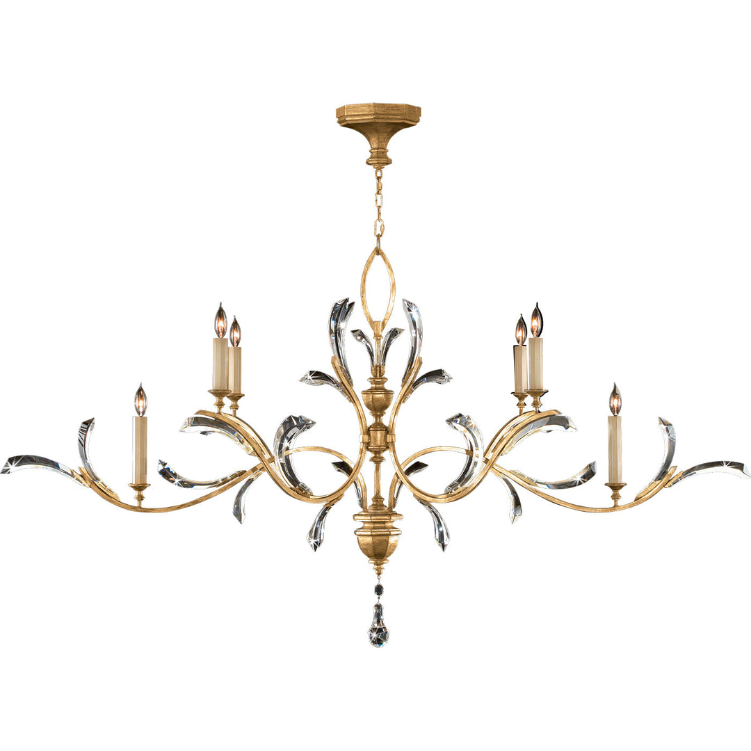 Fine Art Handcrafted Lighting Beveled Arcs Chandelier
