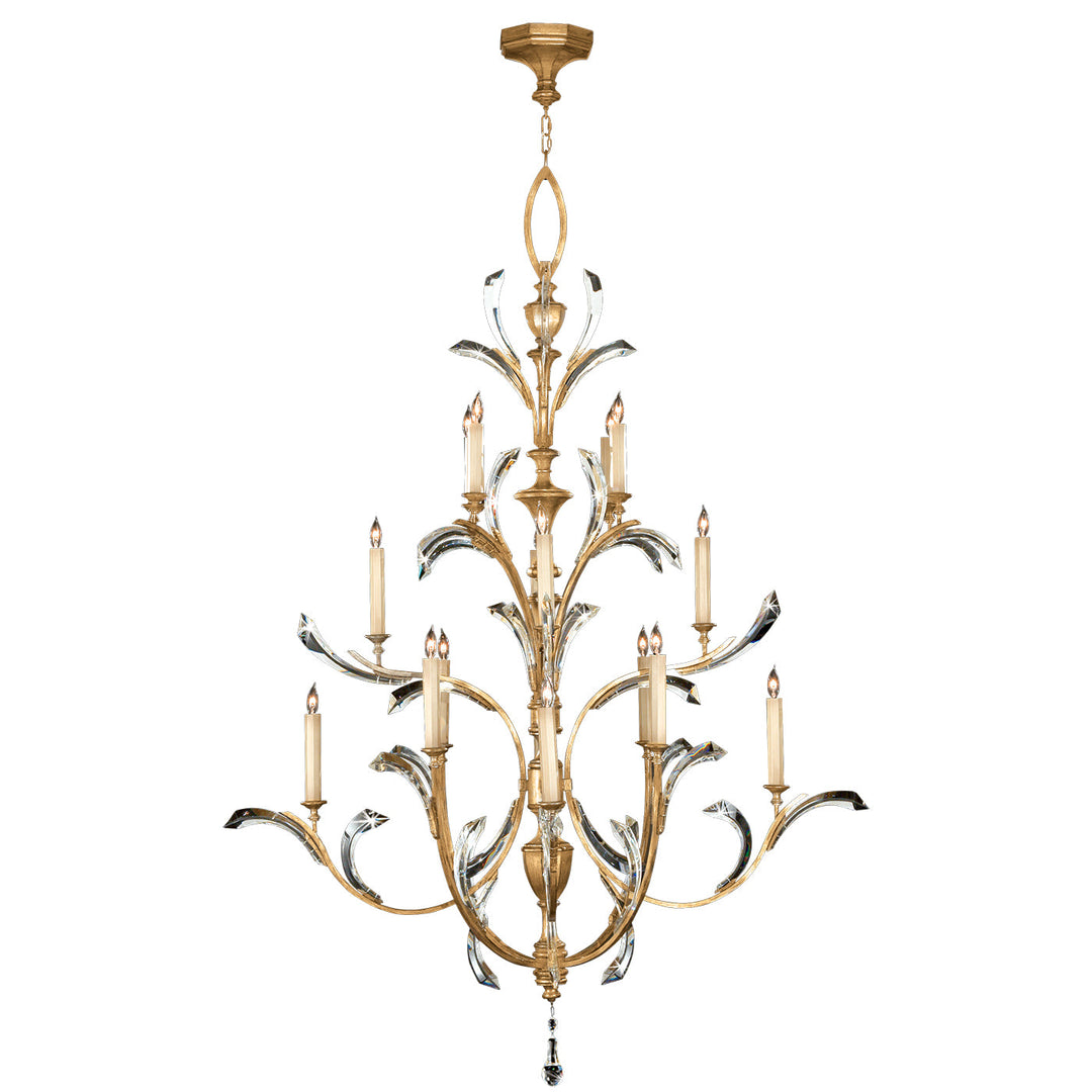 Fine Art Handcrafted Lighting Beveled Arcs Chandelier