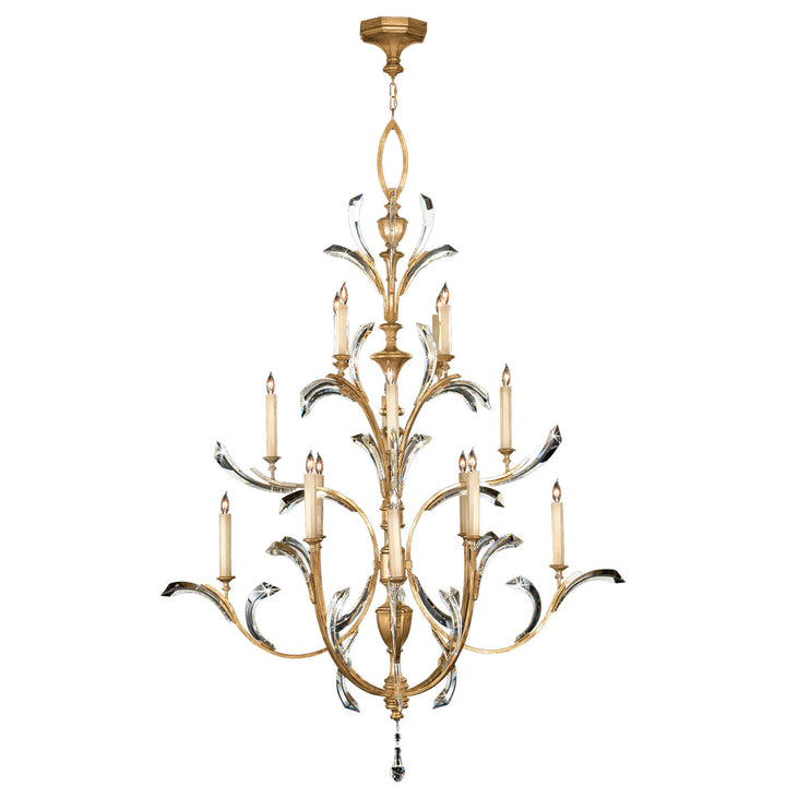 Fine Art Handcrafted Lighting Beveled Arcs Chandelier