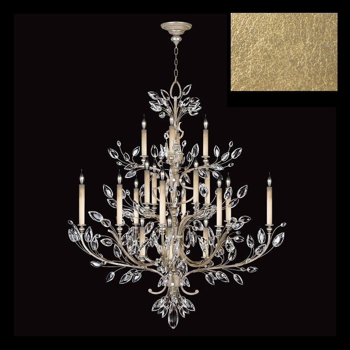 Fine Art Handcrafted Lighting Crystal Laurel Chandelier